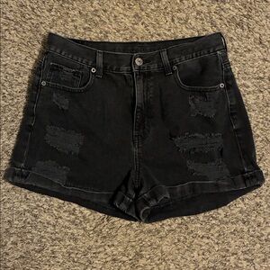American eagle rolled hem mom shorts -size 4
